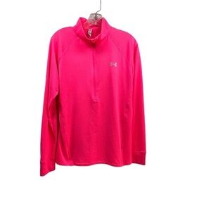 Under Armour Heat Gear Women’s Size L Athletic Top.  Pink